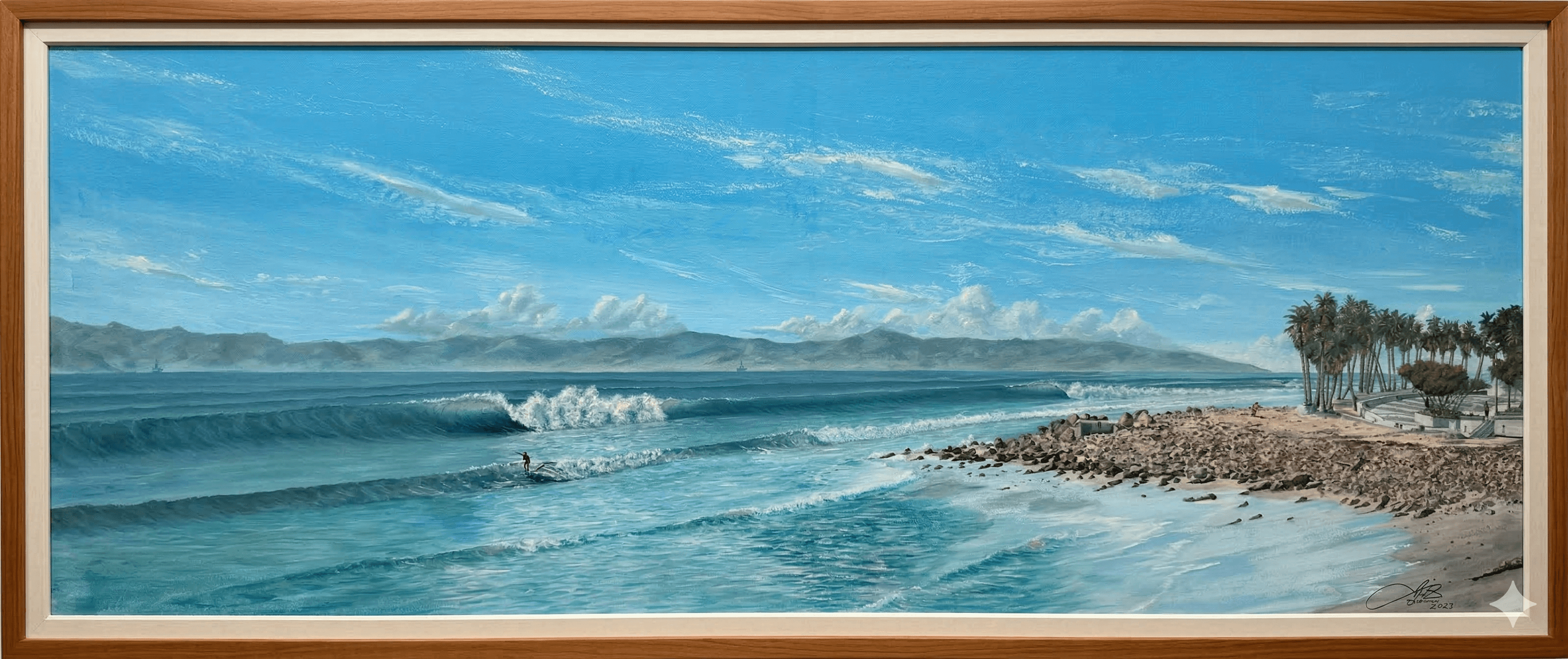 Maritime painting by John Benscoter