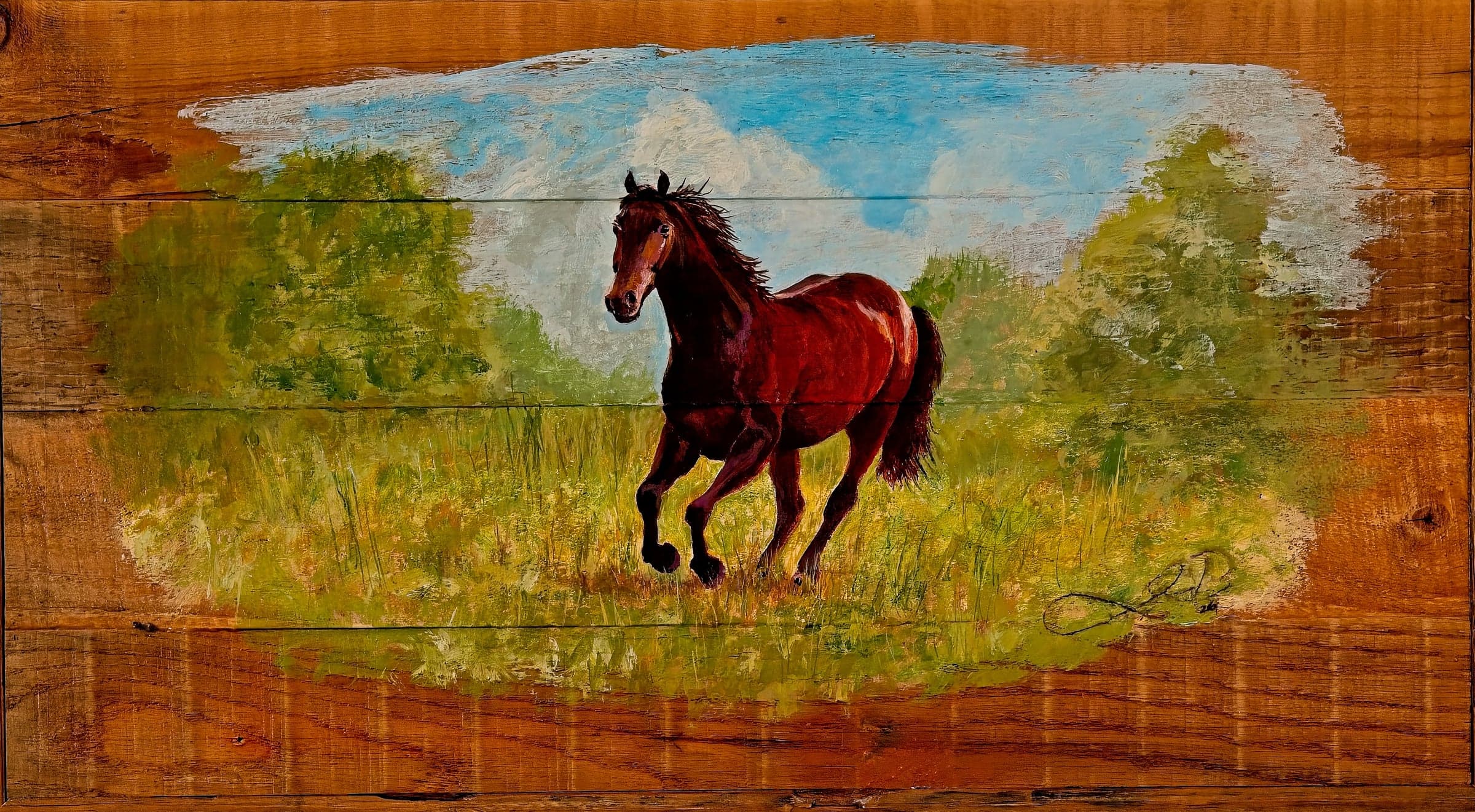 Painting by John Benscoter