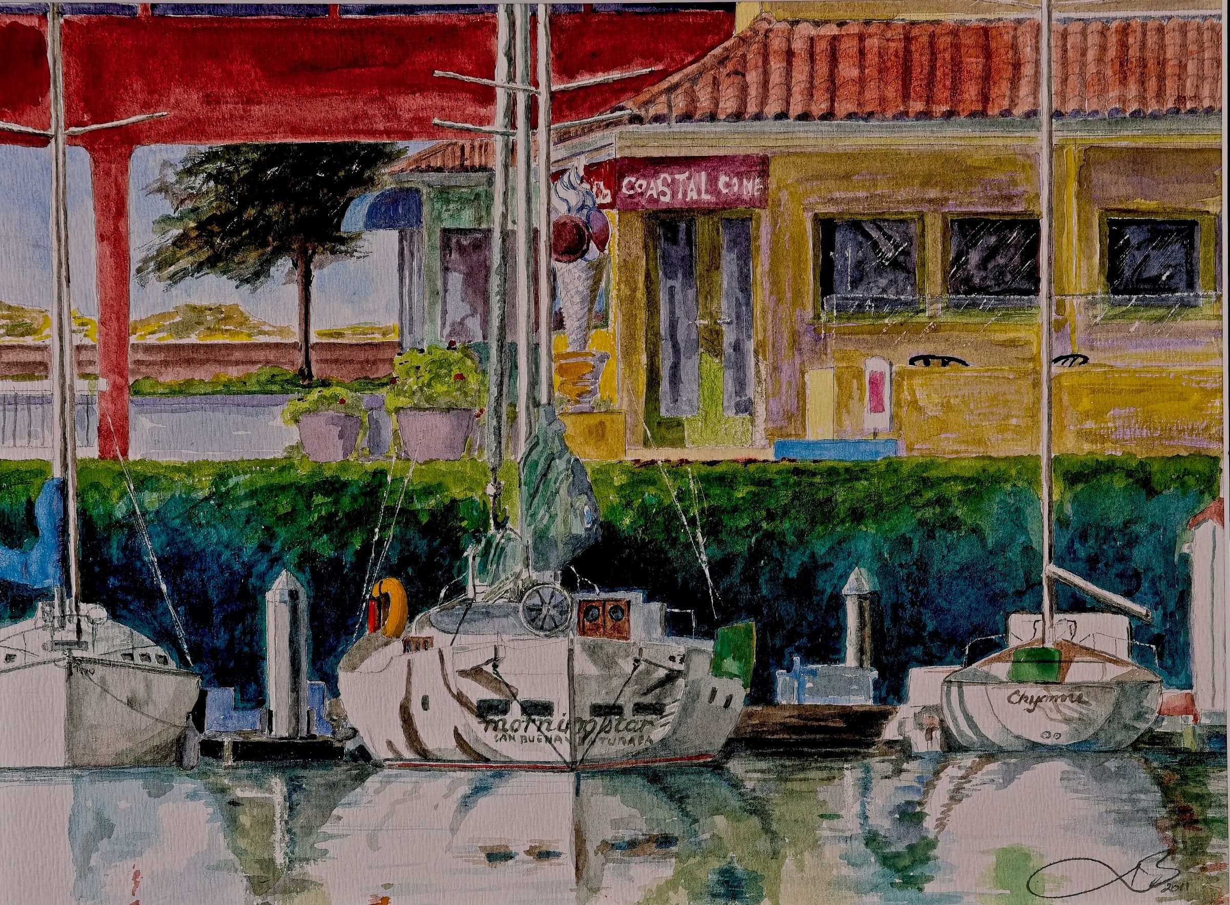 Painting by John Benscoter