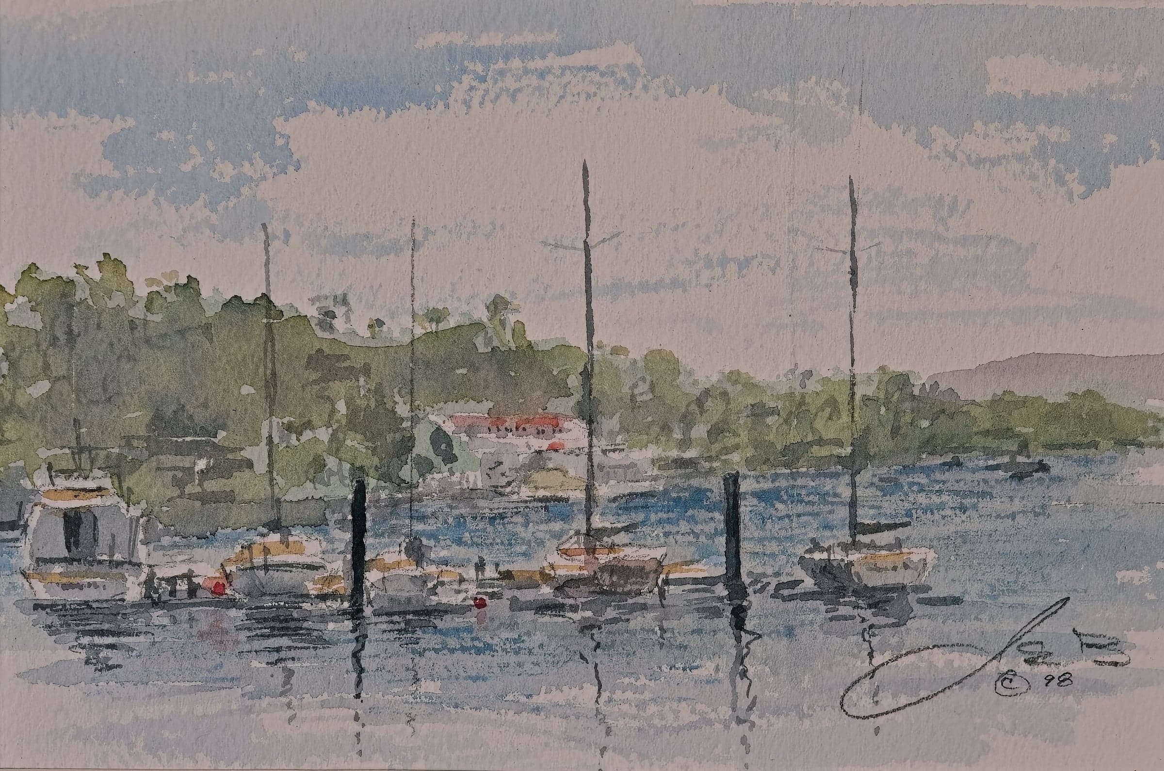 Painting by John Benscoter