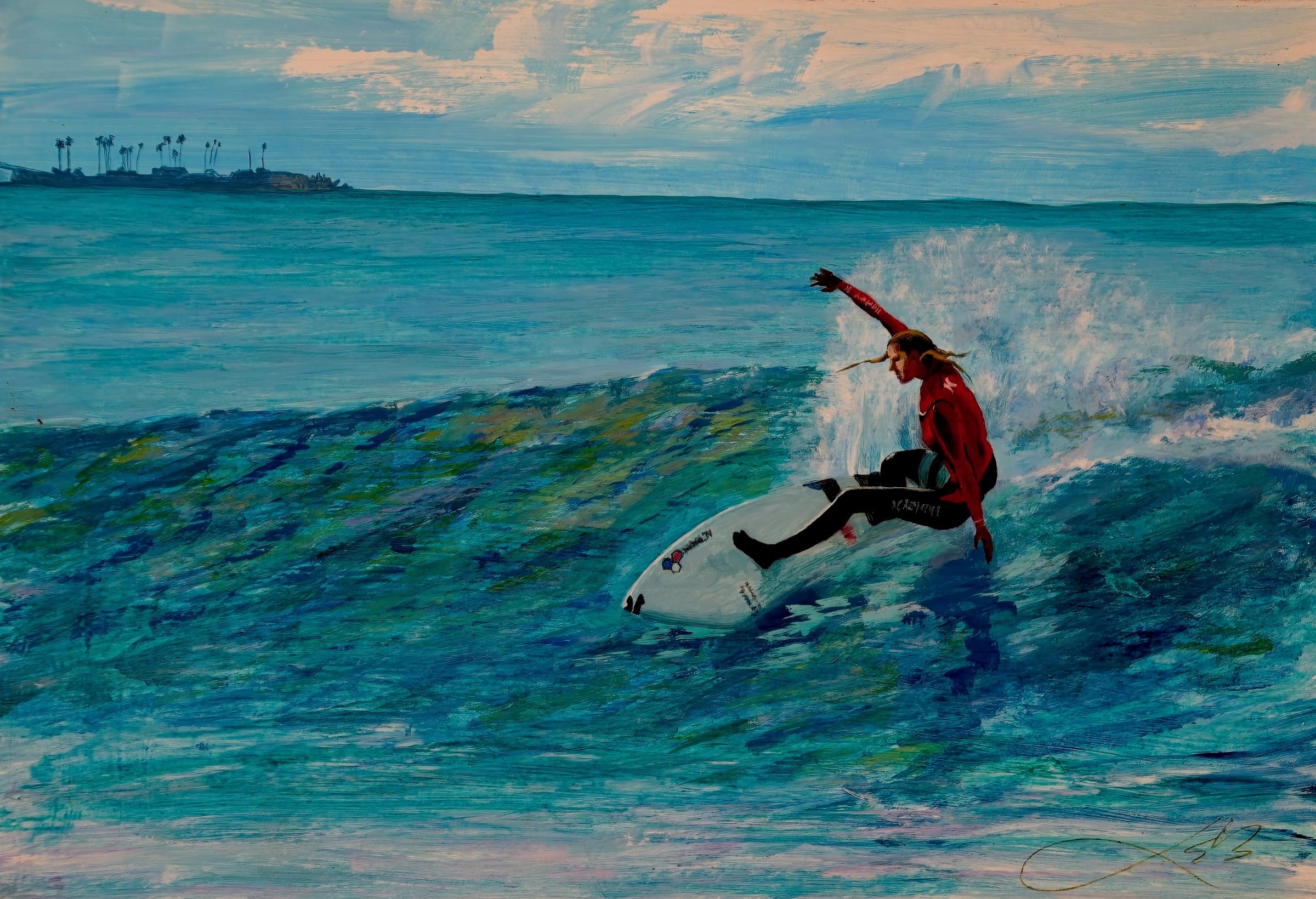 Painting by John Benscoter