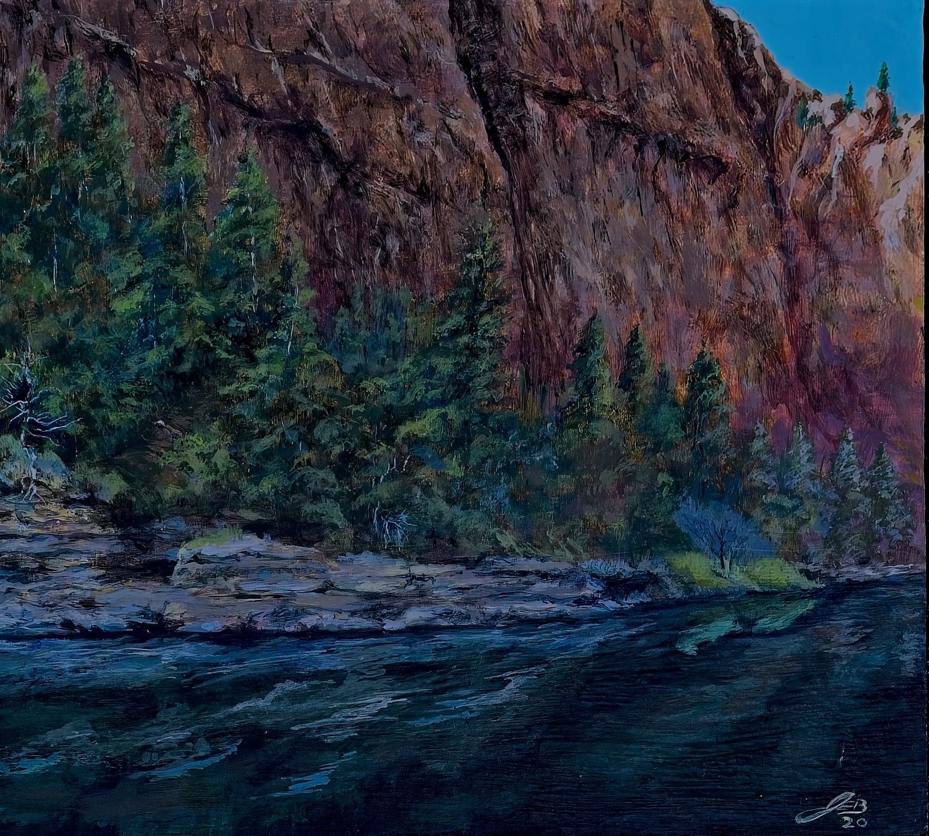 Painting by John Benscoter